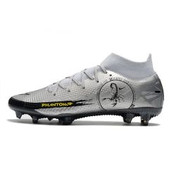 fodboldstøvler Nike Phantom Generative Texture Elite DF FG Scorpion Sølv Sort_2.jpg